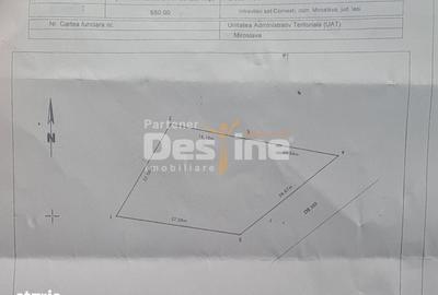 Teren de 650 mp, în Miroslava