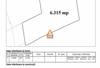 Teren Construcții intravilan de 6315 mp, în Bârnova - 4