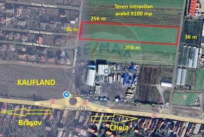 Teren agricol intravilan de 9100 mp, în Satulung - 1