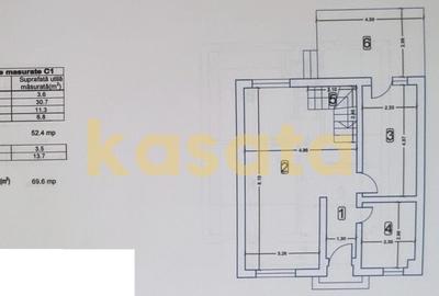 Casă cu 4 camere cu Teren 229 Mp în Domnești
