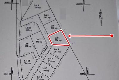 Teren Construcții intravilan de 374 mp, în Theodor Pallady