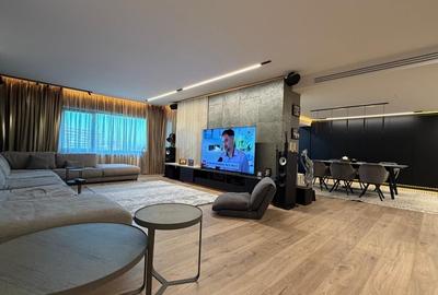 Apartament cu 5 camere semidecomandat, mobilat în Herăstrău