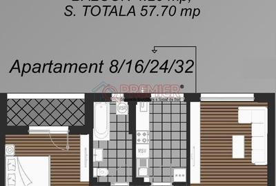 Apartament cu 2 camere în Metalurgiei