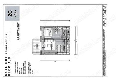 Apartament cu 2 camere decomandat în Obor