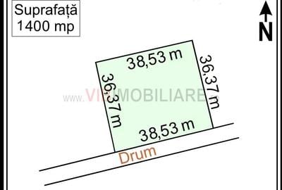 Teren intravilan de 1400 mp, în Băneasa
