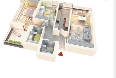 Apartament cu 3 camere în Central - 1