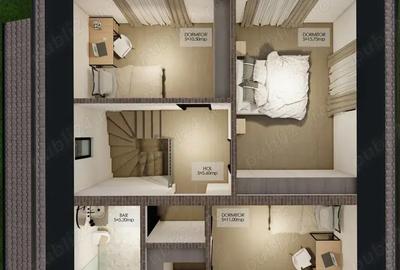 Casă cu 4 camere cu Teren 400 Mp în Central - 10