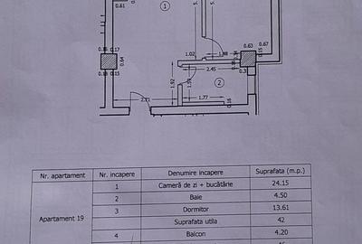 Apartament cu 2 camere semidecomandat în Tractorul
