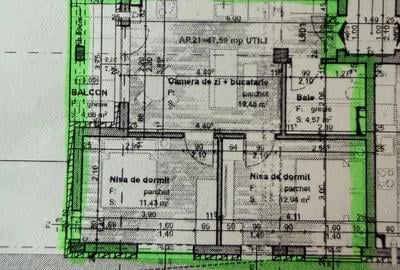 Apartament cu 3 camere decomandat în Central - 1