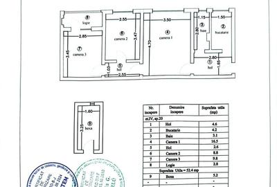 Apartament cu 3 camere semidecomandat în Circumvalațiunii