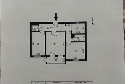 Apartament cu 3 camere decomandat în Central