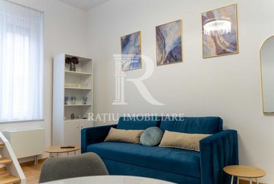 Apartament cu 2 camere semidecomandat, mobilat în Central