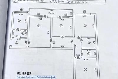 Apartament cu 3 camere decomandat în Central - 1