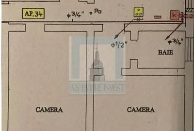 Apartament cu 2 camere decomandat în Gemenii