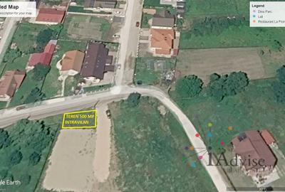 Teren Construcții intravilan de 505 mp, în Primăverii