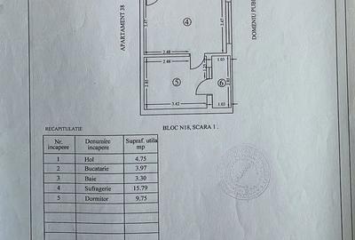 Apartament cu 2 camere semidecomandat în Farfuria