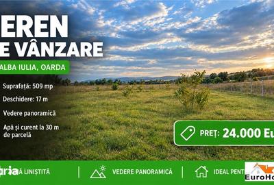 Teren de 509 mp, în Partoș