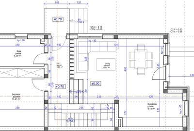 Duplex cu 5 camere cu Canalizare în Florești - 4