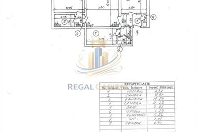 Apartament cu 3 camere semidecomandat în Romană
