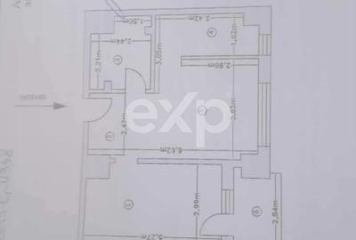 Apartament cu 2 camere semidecomandat în Trivale