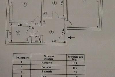 Apartament cu 2 camere decomandat în Exterior Vest