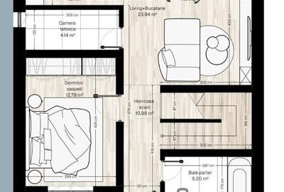 Casă cu 4 camere cu Teren 250 Mp în Sânpetru