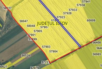 Teren de 5000 mp, în Moara Vlăsiei