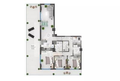 Apartament cu 4 camere decomandat în Calea București - 10