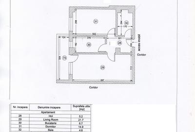 Apartament cu 2 camere decomandat, mobilat în Inel II - 14