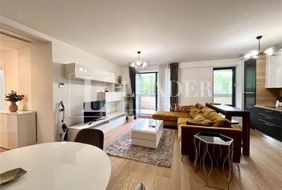 Apartament cu 3 camere semidecomandat, mobilat în Barbu Văcărescu