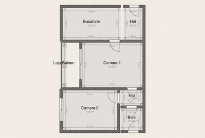 Apartament cu 2 camere în Mănăștur - 1