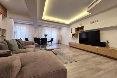 Apartament cu 3 camere semidecomandat, mobilat în Herăstrău