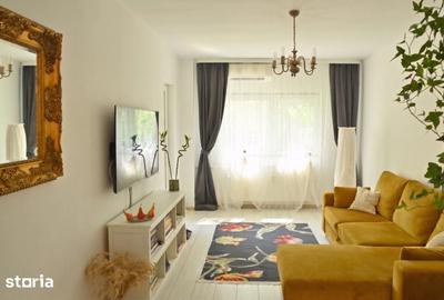 Apartament cu 2 camere semidecomandat, mobilat în Moșilor