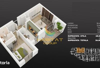 Apartament cu 2 camere decomandat în Berceni - 1