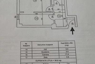 Garsonieră decomandată, mobilată în Valea Lupului - 5