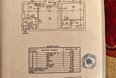 Apartament cu 2 camere semidecomandat în Central