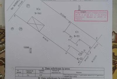 Teren de 340 mp, în Chitila - 2