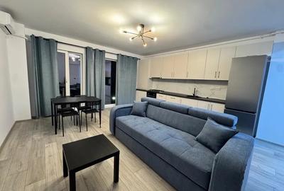 Apartament cu 2 camere semidecomandat, mobilat în Otopeni