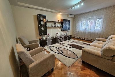 Apartament cu 3 camere semidecomandat, mobilat în Soarelui