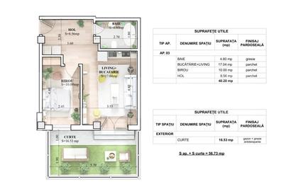 Apartament cu 2 camere în Galata - 1