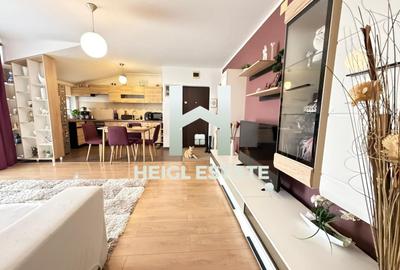 Apartament cu 2 camere semidecomandat, mobilat în Giroc
