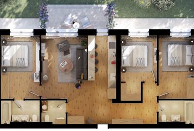 Apartament cu 4 camere decomandat în Tunari - 8