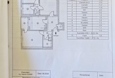 Apartament cu 3 camere decomandat în Sebastian
