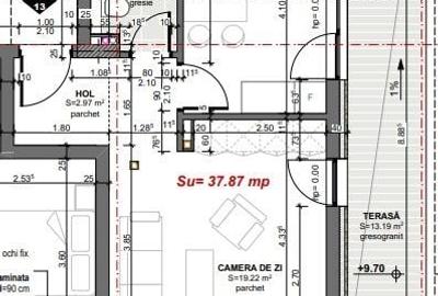 Apartament cu 2 camere semidecomandat în Mărăști