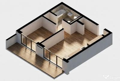 Apartament cu 2 camere semidecomandat în Dâmbul Rotund