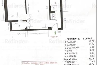 Apartament cu 2 camere semidecomandat în Dorobanți