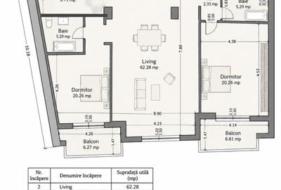 Apartament cu 2 camere decomandat, mobilat în Peninsula - 4