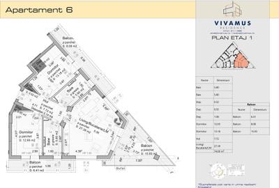 Apartament cu 3 camere în 13 Decembrie
