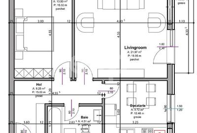 Apartament cu 2 camere decomandat în Trivale