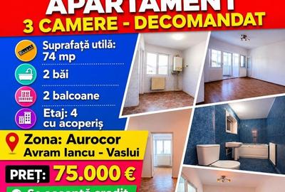 Apartament cu 3 camere decomandat în Central - 1